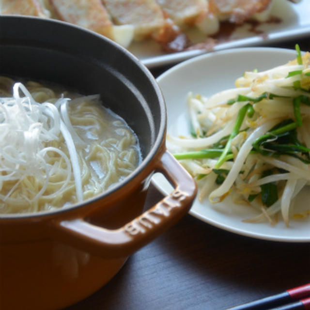 マルちゃん正麺のラーメン献立