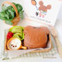 Jackie Bear Chocolate Pancakes Bento