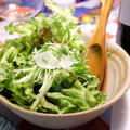 水菜と大根の柚子サラダ ☆ Insalata di Mizuna e Daikon al profumo di Yuzu