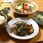【豚ニラ甘酢炒め】#疲労回復#豚ヒレ肉#簡単#ご飯のおかず　…試合前日晩ごはんと当日朝ごはん＆補食