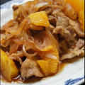 豚肉のにんにく生姜焼。オレンジ風味のレシピ♪