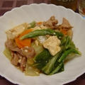 豚肉と白菜と豆腐の和風あんかけ