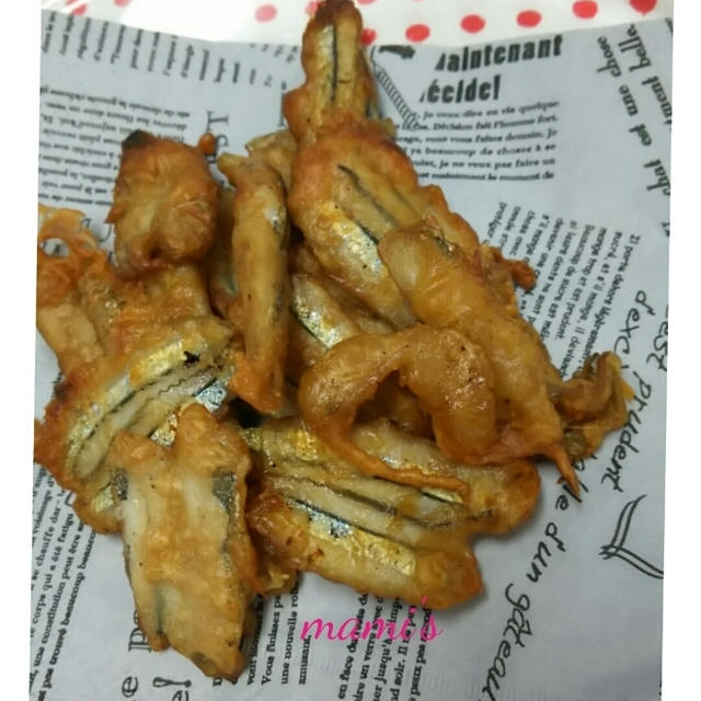 ☆きびなごの唐揚げ☆きびなごと私！
