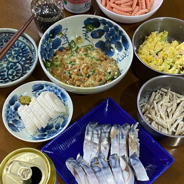 5.2冷食うどん使いの火曜日夜ごはん❣️支出ゼロday。