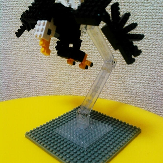 ナノブロック☆リス＆ハクトウワシを作ったよ～#ナノブロックアンバサダー