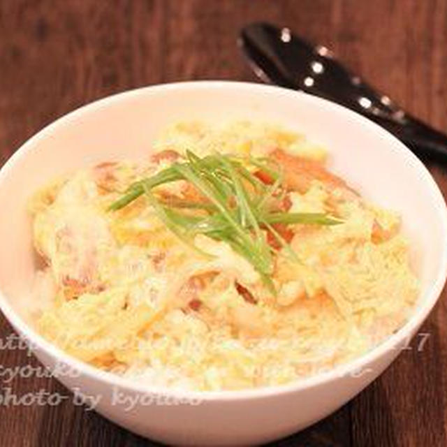 夜カフェ☆玉ねぎ天丼（レシピ）