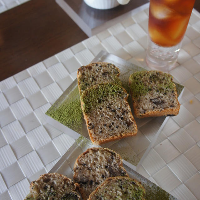 黒ゴマ・黒蜜・黒豆・きなこ・豆腐のヘルシーパウンド／イタリア×日本のトマト ジャポリターナ素麺