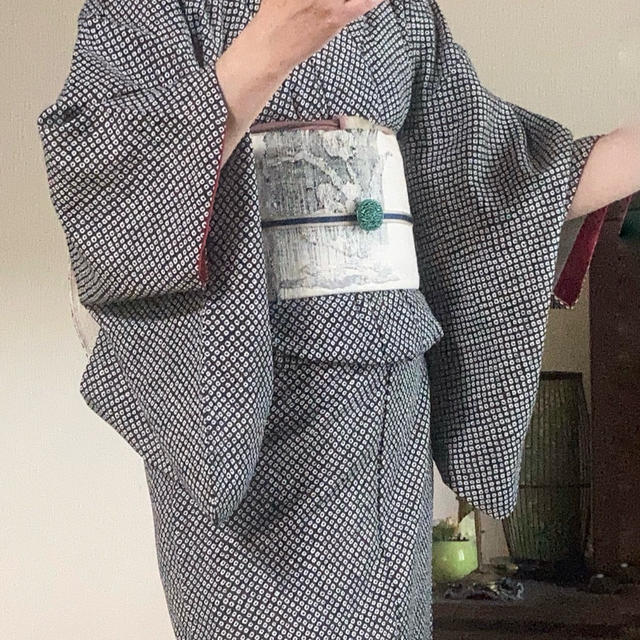 化繊の着物もオススメですよ