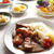 圧力鍋で、ごろっと野菜のなつかしカレーと、テレビ鑑賞中のしじみ♪