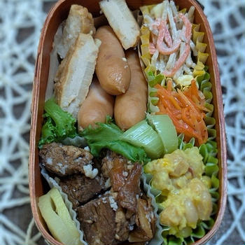 息子も面会行けたのになあ～夫のお弁当214