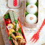 春遠足★唐揚げとおにぎりのお弁当