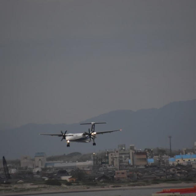 着陸飛行機