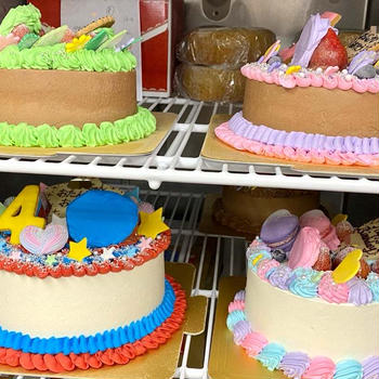 【大公開☆】ケーキ屋のカラフルな冷凍庫