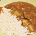 カレーと自家製福神漬け