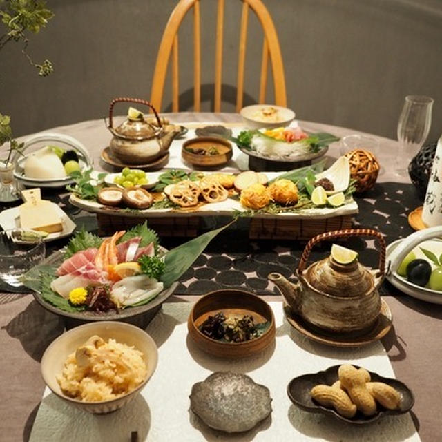 松茸ごはんと土瓶蒸しで、旅館みたいな夜ごはんに心躍ったー♪