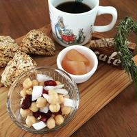 作り置き；ビーンズマリネで朝ご飯