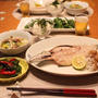 『かますの塩焼き』とストウブで『小さいおかず』の献立。