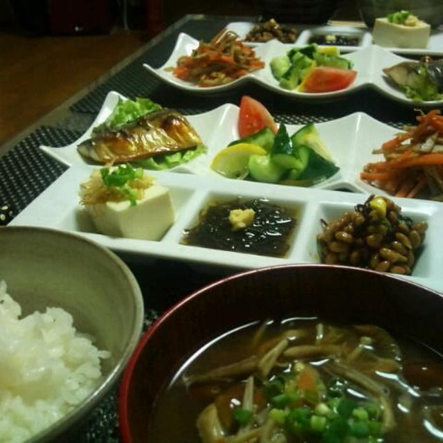 ある日の朝食