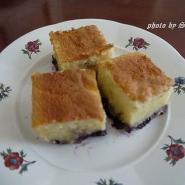 ブルーベリーマフィンケーキのレシピ