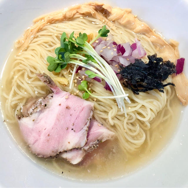新丸子 ヌードルズキッチン　ガナーズ　冷やし貝そば　暑い夏に食べたい冷やしラーメン