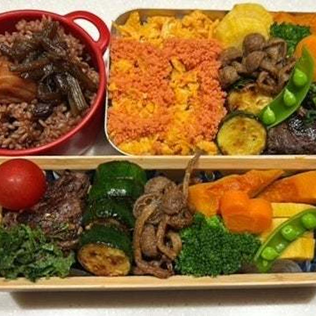結婚３７年記念日弁当、シャトレーゼの半熟ガトーフロマージュ、株なめこの唐揚げ