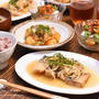 焼き塩鯖の南蛮漬けの晩ごはん