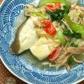 白身魚と豆腐の野菜あんかけ　（カラスガレイ）