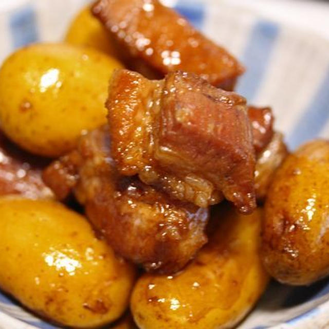 豚バラとジャガイモのうま煮