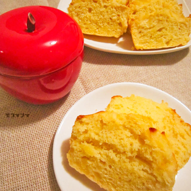 りんごのほんわりケーキ