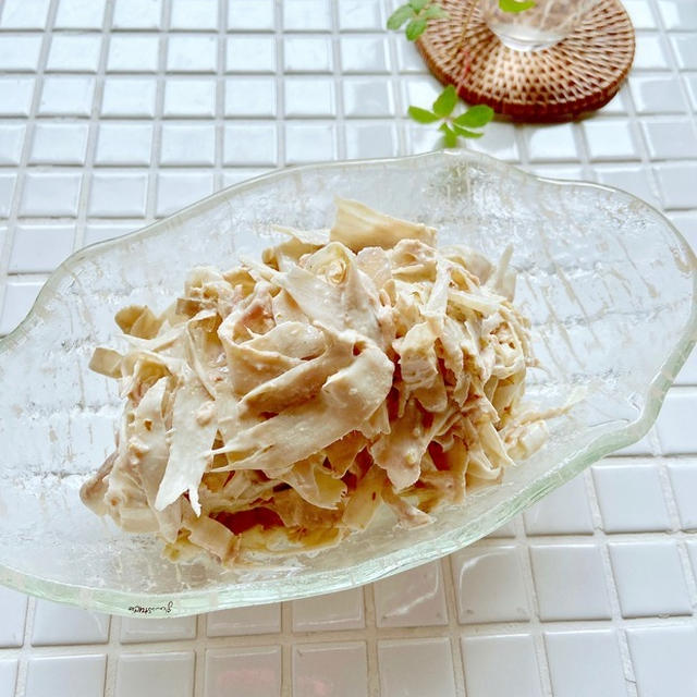 ごぼうとツナの柚子胡椒サラダ【クリンスイ連載】＊ツリーを出しました。