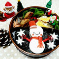 こんにちは(*^-^*)/はんぺん雪だるま海苔弁#クリスマス弁当 です。型抜きで... by とまとママさん