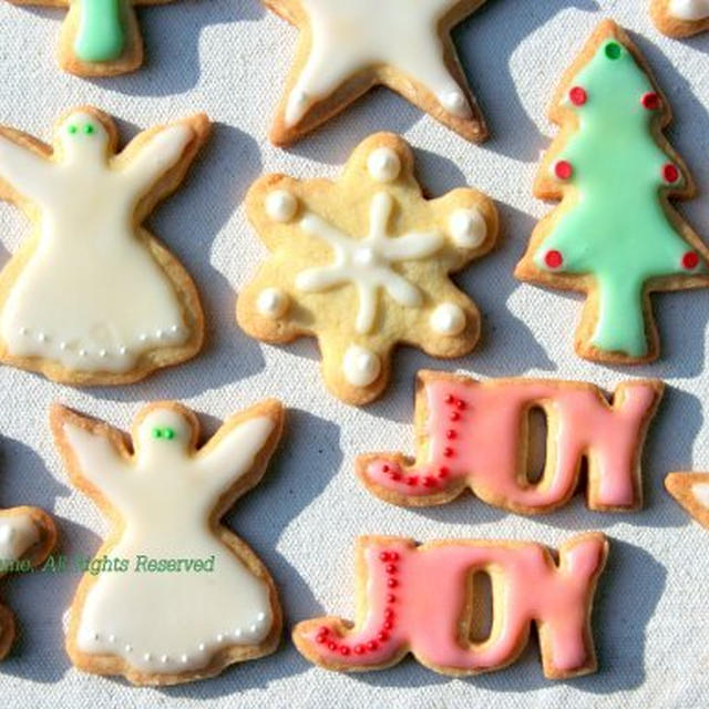 Merry Christmas!メリークリスマス！レモンアイシングクッキー