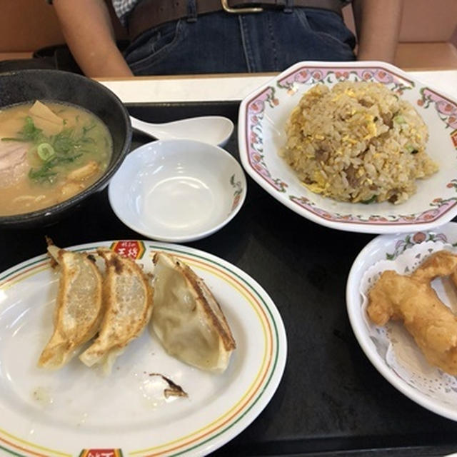王将でのランチ