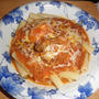 パエリアのレシピヒントとローストラムのトマト パスタ