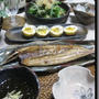 秋刀魚の干物と超簡単おつまみたち