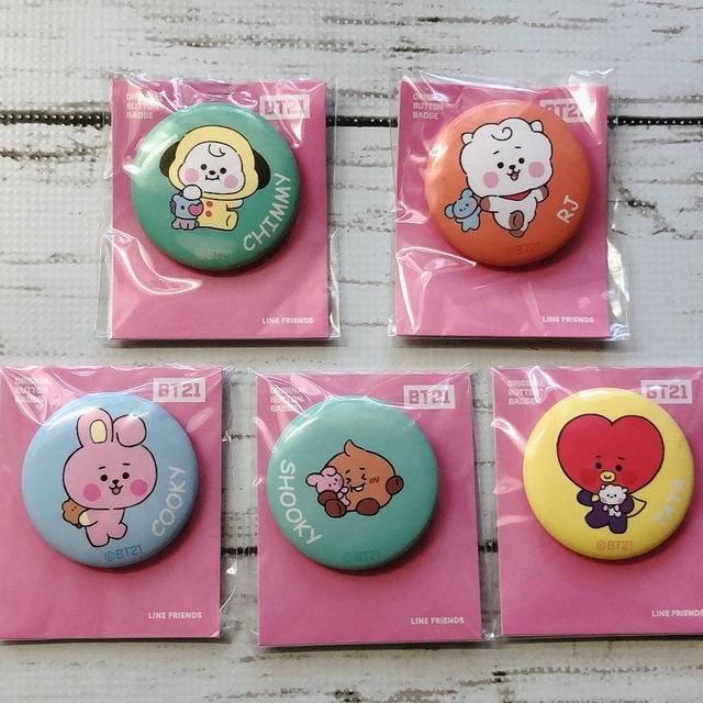 夏休み最終日！BT21缶バッジをもらいに！デコステッカーガムも！