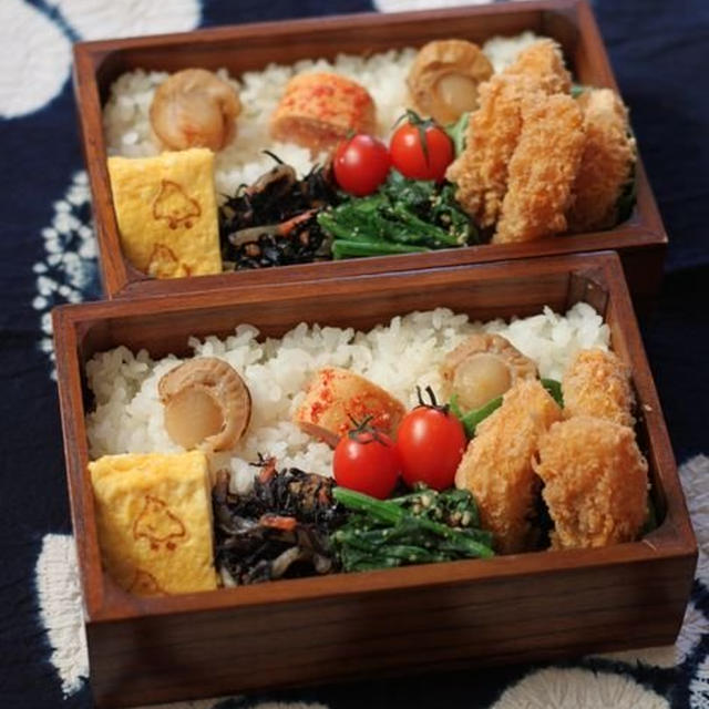 ﾔﾊﾞｲﾖ　ﾔﾊﾞｲﾖ( ;∀;) ✿ ちびｴﾋﾞﾌﾗｲと常備菜のっけ♪
