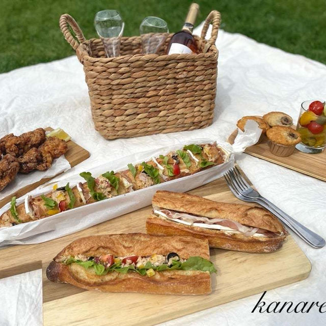 【オンライン料理教室】 フランス風バゲットサンドでピクニックの回