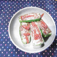 ピーマンの肉詰め