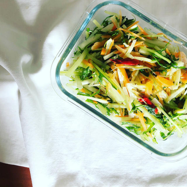 栄養価抜群 胃もたれの箸休めにもおすすめ 水菜の浅漬け By Kahoriさん レシピブログ 料理ブログのレシピ満載