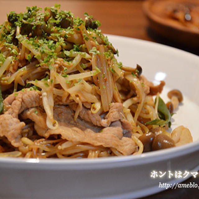 オープンオムレツ焼きそば