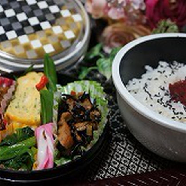 おっさん弁当、と、朝ご飯