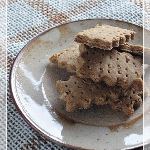 【マクロビ簡単スイーツ】米粉と糠のクッキー
