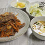 プルコギ定食【＃外食したつもり　＃簡単レシピ】