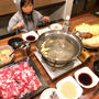 晩御飯は牛こま肉のしゃぶしゃぶにしました〜！