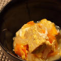 高野豆腐と玉ネギの卵とじ