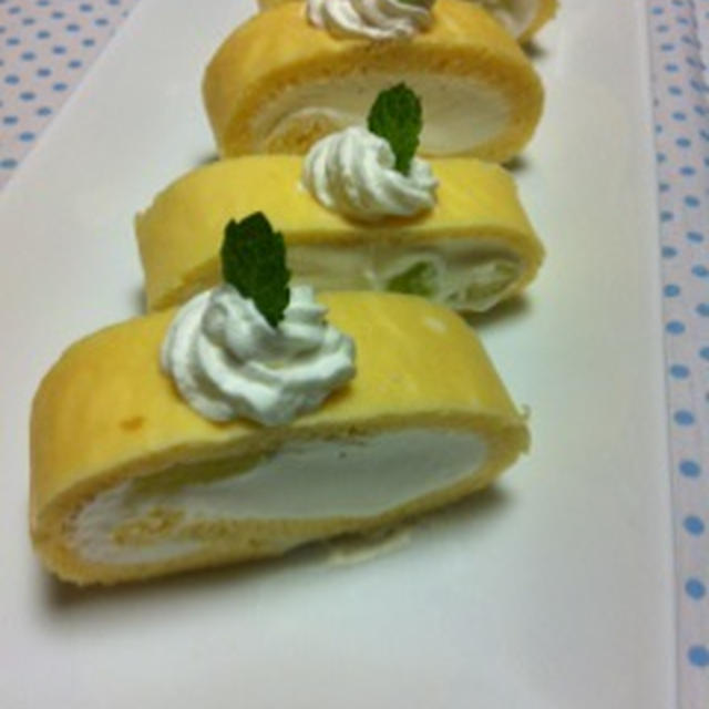 ☆メロンのロールケーキ☆