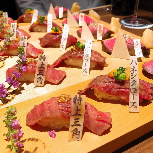 京都祇園で人気！松阪牛「おにくのおすし」が食べたーい！ 夕飯編