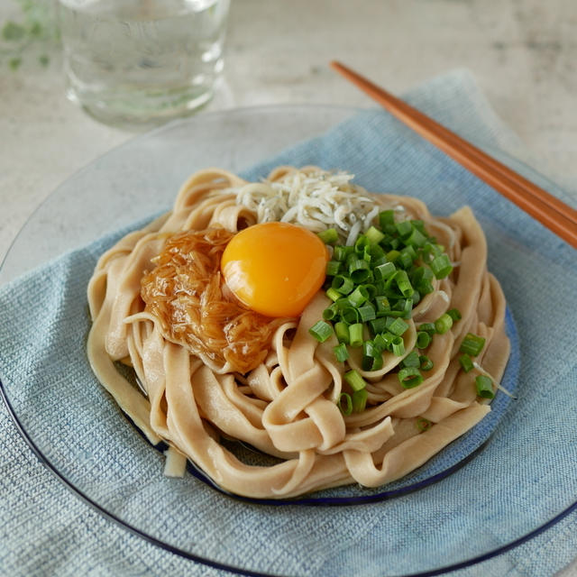 【全粒粉】手打ちうどん！パスタマシンで簡単