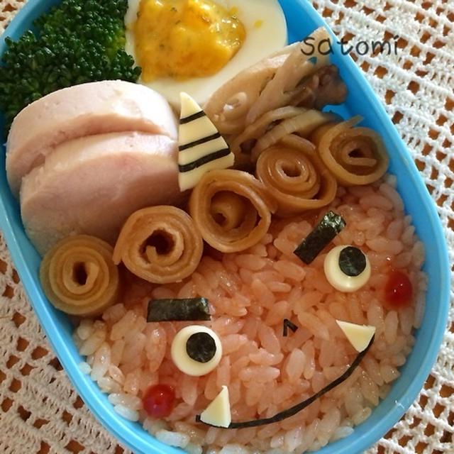 幼児向け☆枠弁☆かんぴょう子オニ弁当（´∀｀）